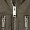 Weite Bomberjacke mit Kapuze – Mole Dark Weite Bomberjacke mit Kapuze – Mole Dark