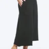 Weite Frottee-Shorts – Schwarz Weite Frottee-Shorts – Schwarz