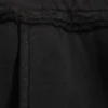 Weite Frottee-Shorts – Schwarz Weite Frottee-Shorts – Schwarz