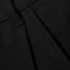 Weite Hose mit Falten und weitem Bein – Schwarz Weite Hose mit Falten und weitem Bein – Schwarz