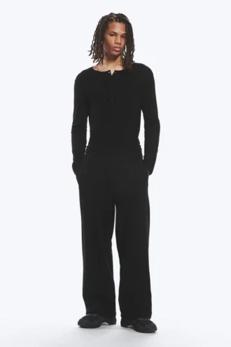 Weite Jogginghose – Schwarz