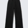 Weite Jogginghose – Schwarz Weite Jogginghose – Schwarz