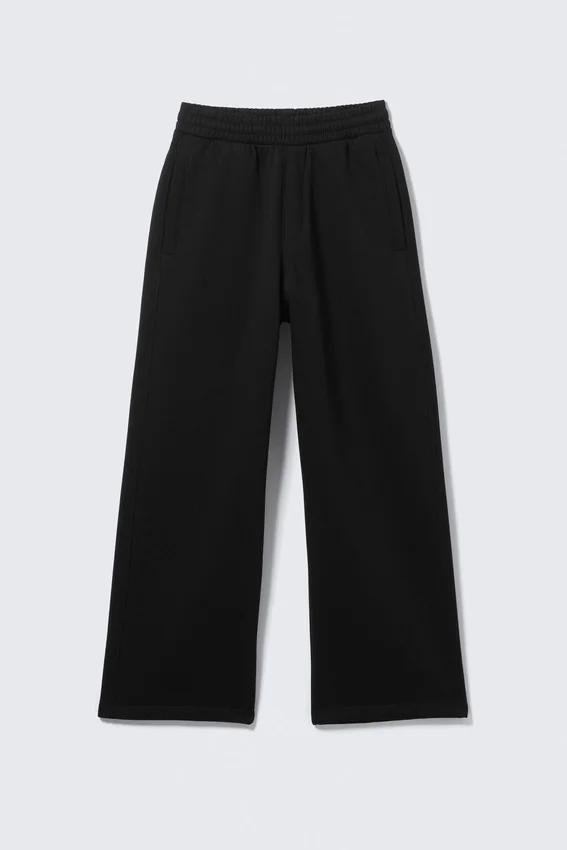 Weite Jogginghose – Schwarz Weite Jogginghose – Schwarz