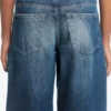 Weite, locker sitzende Low-Rise-Jeans – Mine Blue – Mittelblau Weite, locker sitzende Low-Rise-Jeans – Mine Blue – Mittelblau