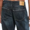 Weite, locker sitzende Low-Rise-Jeans – Tiefseeblau – Dunkelblau Weite, locker sitzende Low-Rise-Jeans – Tiefseeblau – Dunkelblau