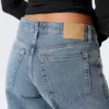 Weite, lockere Jeans mit niedriger Leibhöhe – Blue One – Mittelblau Weite, lockere Jeans mit niedriger Leibhöhe – Blue One – Mittelblau