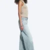 Weite, lockere Low-Rise-Jeans – Dream Blue – Hellblau Weite, lockere Low-Rise-Jeans – Dream Blue – Hellblau