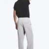 Weite Lounge-Hose aus Baumwolle – Hellstaubgrau Weite Lounge-Hose aus Baumwolle – Hellstaubgrau