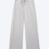 Weite Lounge-Hose aus Baumwolle – Hellstaubgrau Weite Lounge-Hose aus Baumwolle – Hellstaubgrau