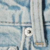 Weite Low-Rise-Jeans mit weitem Bein – Snow Blue – Hellblau Weite Low-Rise-Jeans mit weitem Bein – Snow Blue – Hellblau