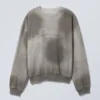 Weites Sweatshirt mit Print – Grau – Sport Spray Weites Sweatshirt mit Print – Grau – Sport Spray