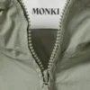 Windjacke aus Nylon – Staubiges Khaki-Grün Windjacke aus Nylon – Staubiges Khaki-Grün