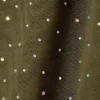Yulia B Midi-Rock aus Mesh mit Strass – Khaki-Grün – Strass Yulia B Midi-Rock aus Mesh mit Strass – Khaki-Grün – Strass