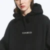 Yungblud Oversize-Kapuzenpullover mit Aufdruck – Off-Black Yungblud Oversize-Kapuzenpullover mit Aufdruck – Off-Black