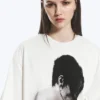 Yungblud Oversize-T-Shirt mit Print – Off-White Yungblud Oversize-T-Shirt mit Print – Off-White