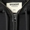 Zeilagiger Standard-Kapuzenpullover mit Reißverschluss – Schwarz Zeilagiger Standard-Kapuzenpullover mit Reißverschluss – Schwarz