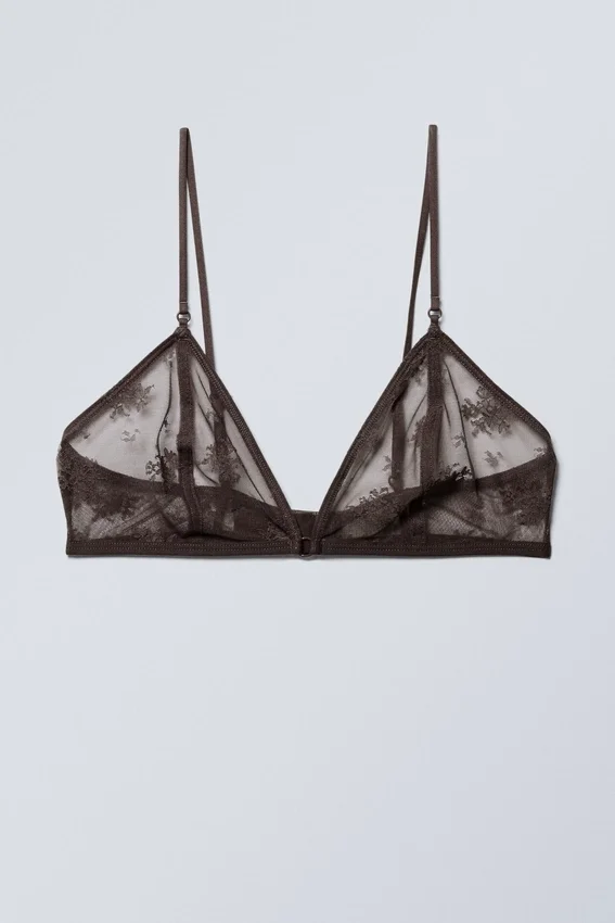 Zelda Lace Bralette – Dunkelbraun Zelda Lace Bralette – Dunkelbraun