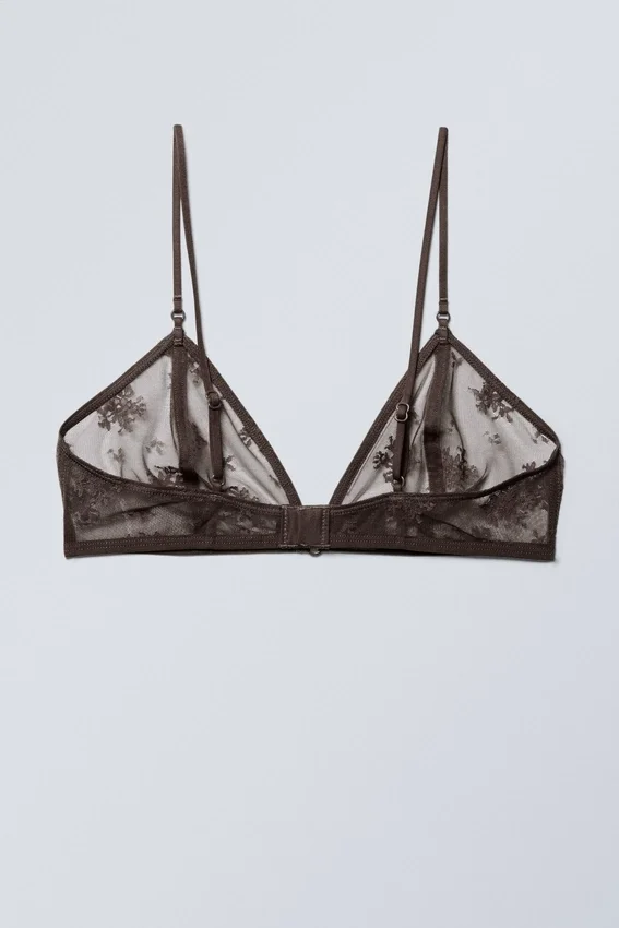 Zelda Lace Bralette – Dunkelbraun Zelda Lace Bralette – Dunkelbraun