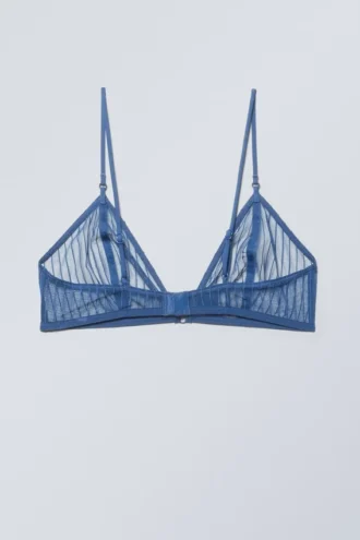 Zelda Spitzen-Bralette – Blau