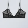 Zelda Spitzen-Bralette – Schwarzer Streifen Zelda Spitzen-Bralette – Schwarzer Streifen