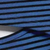 Zweiteiliges Bolero-Oberteil im Lagenlook – gestreift, blau Zweiteiliges Bolero-Oberteil im Lagenlook – gestreift, blau